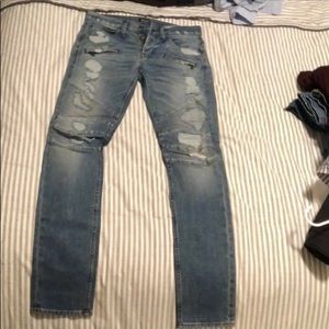 Biker jeans men